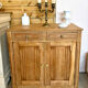 Small raw wood buffet
