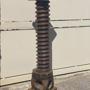Totem or Harness made with an old press screw late nineteenth century