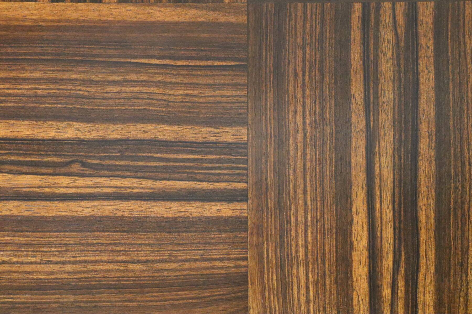 Vintage side table in rosewood & bronze – 1960s