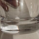 Set of 5 soda or whisky glasses signed "Daum France"