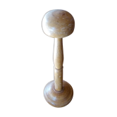 Old wooden hat door turned