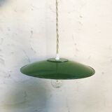 Suspension in green enamelled sheet metal