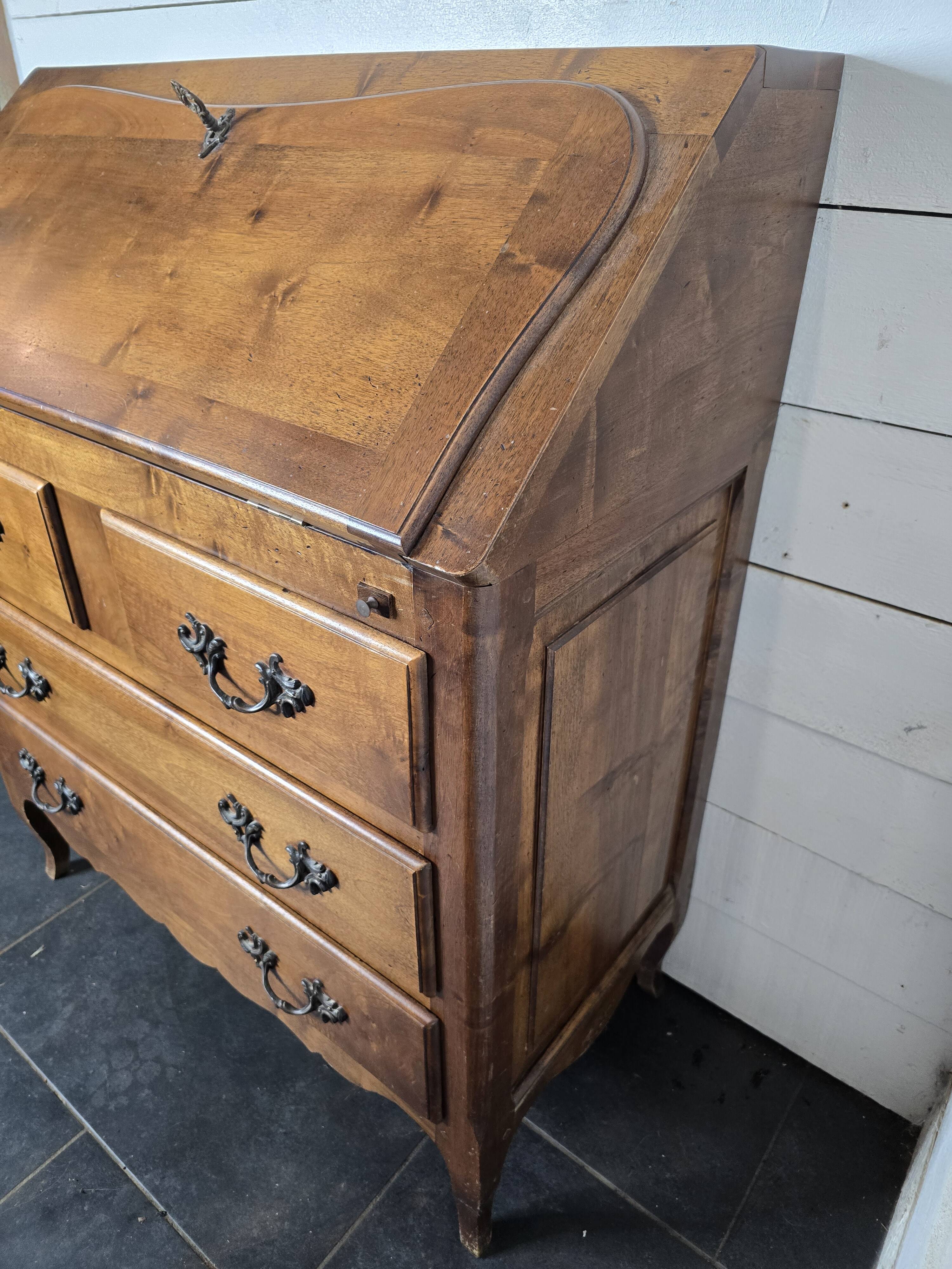 Walnut donkey desk