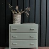 Pastel green chest of drawers