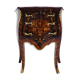 Marquetry chest of drawers with inlay in Louis XV style