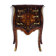 Marquetry chest of drawers with inlay in Louis XV style