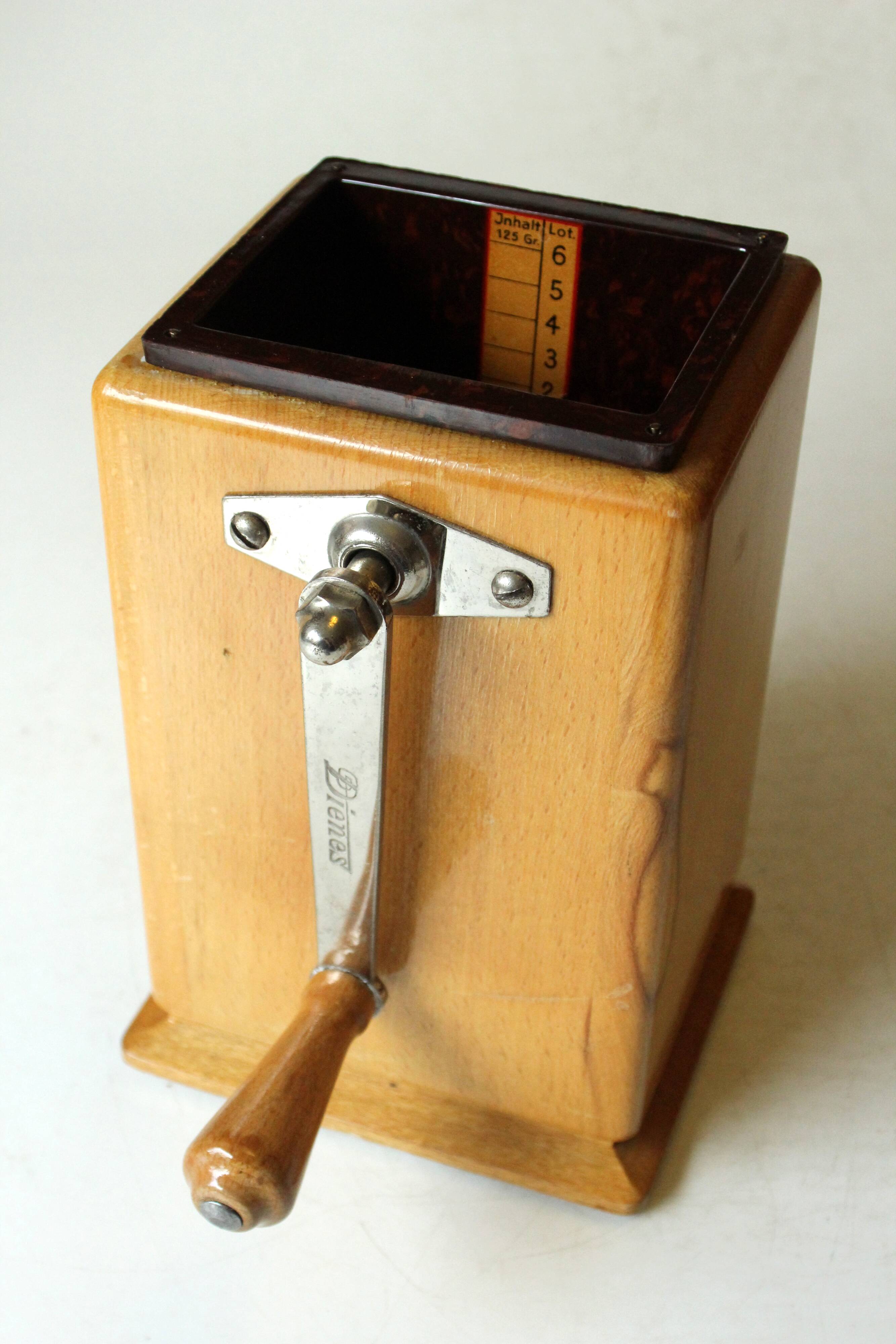 Rare old german coffee grinder by Dienes, complete usuable, made in the beginning of the 1950s