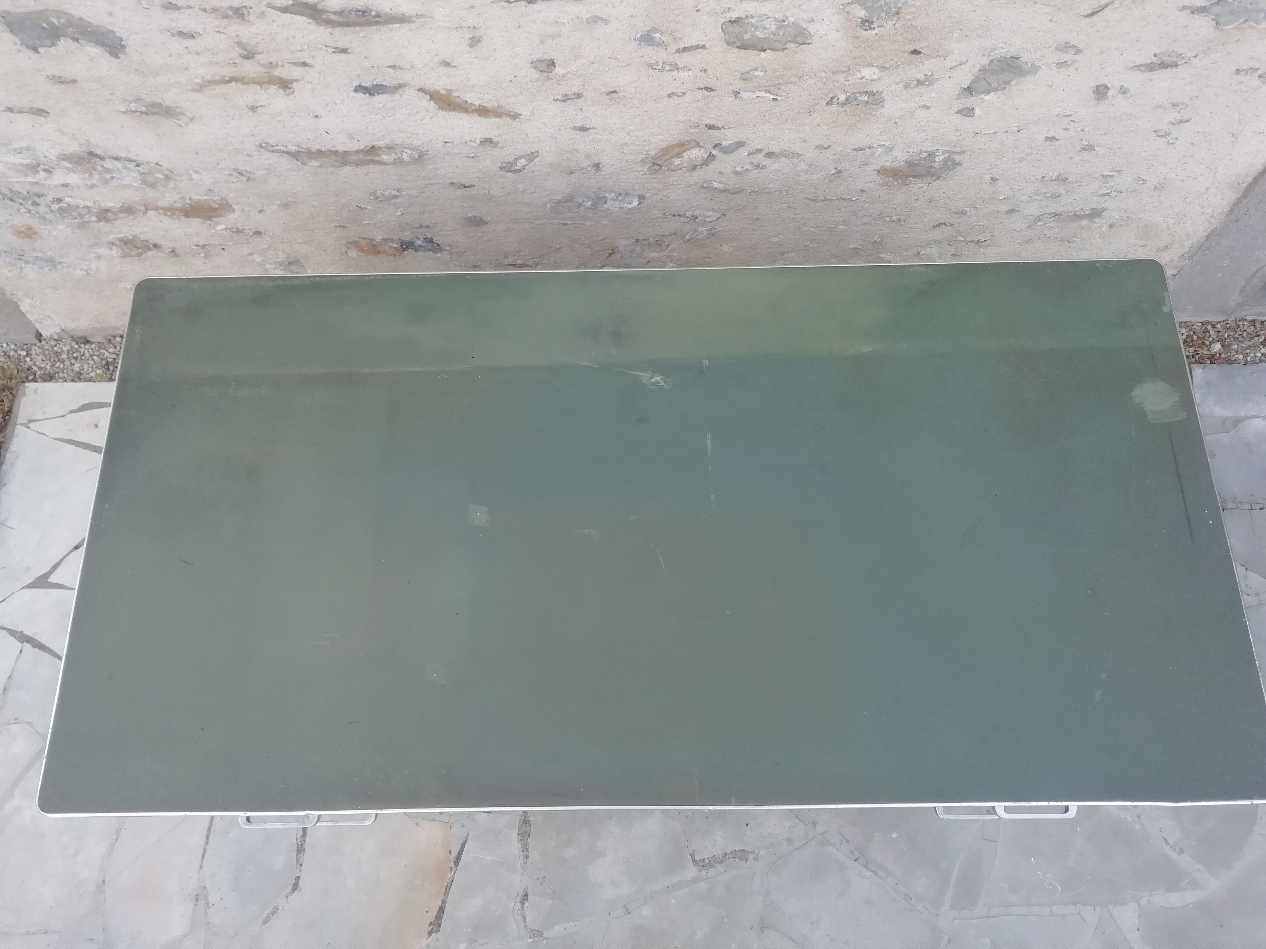 Strafor metal desk, 50-year-long chair