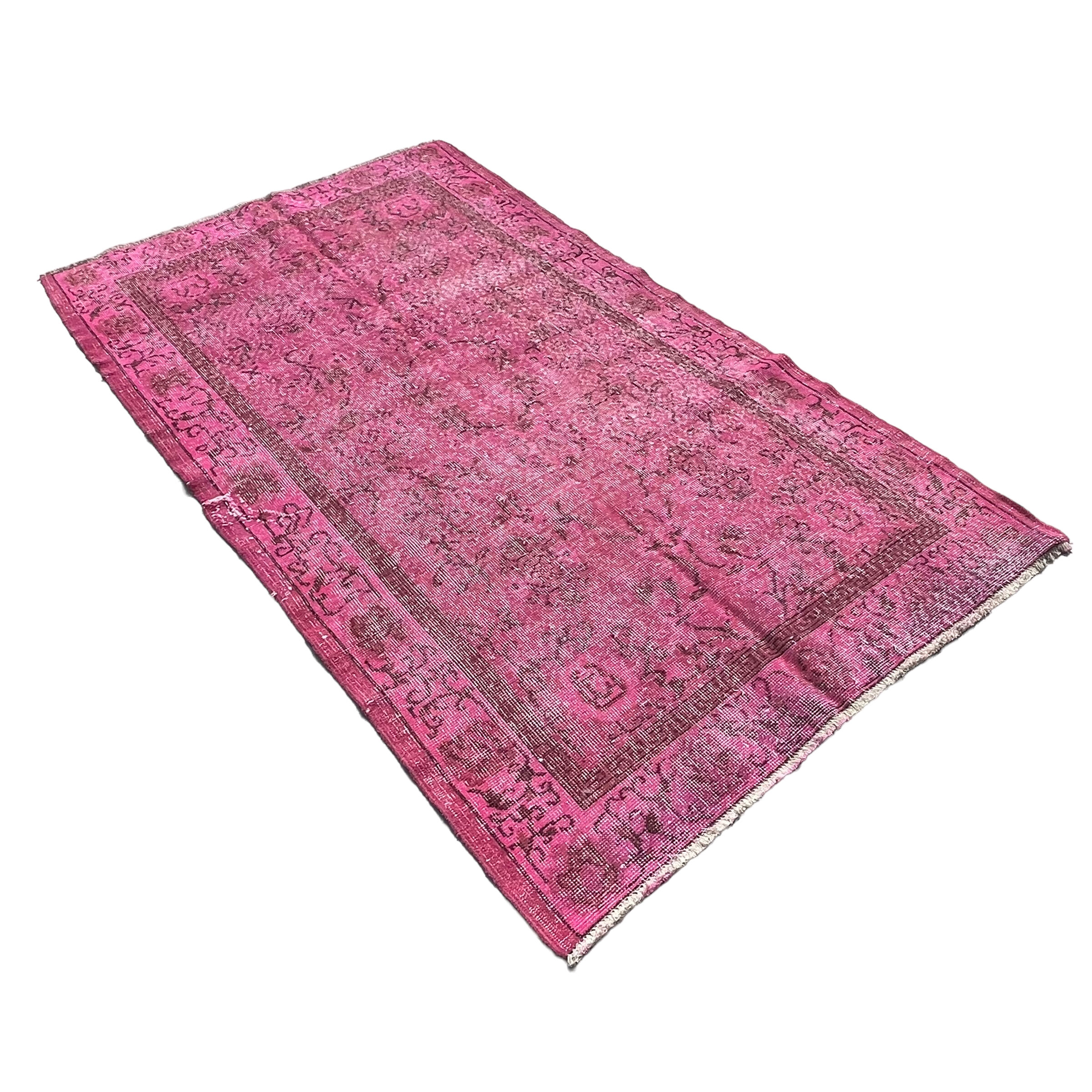 Vintage distressed turkish rug