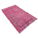 Vintage distressed turkish rug