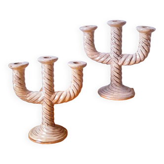 Pair of candelabra, Grottes Dieulefit, 1960