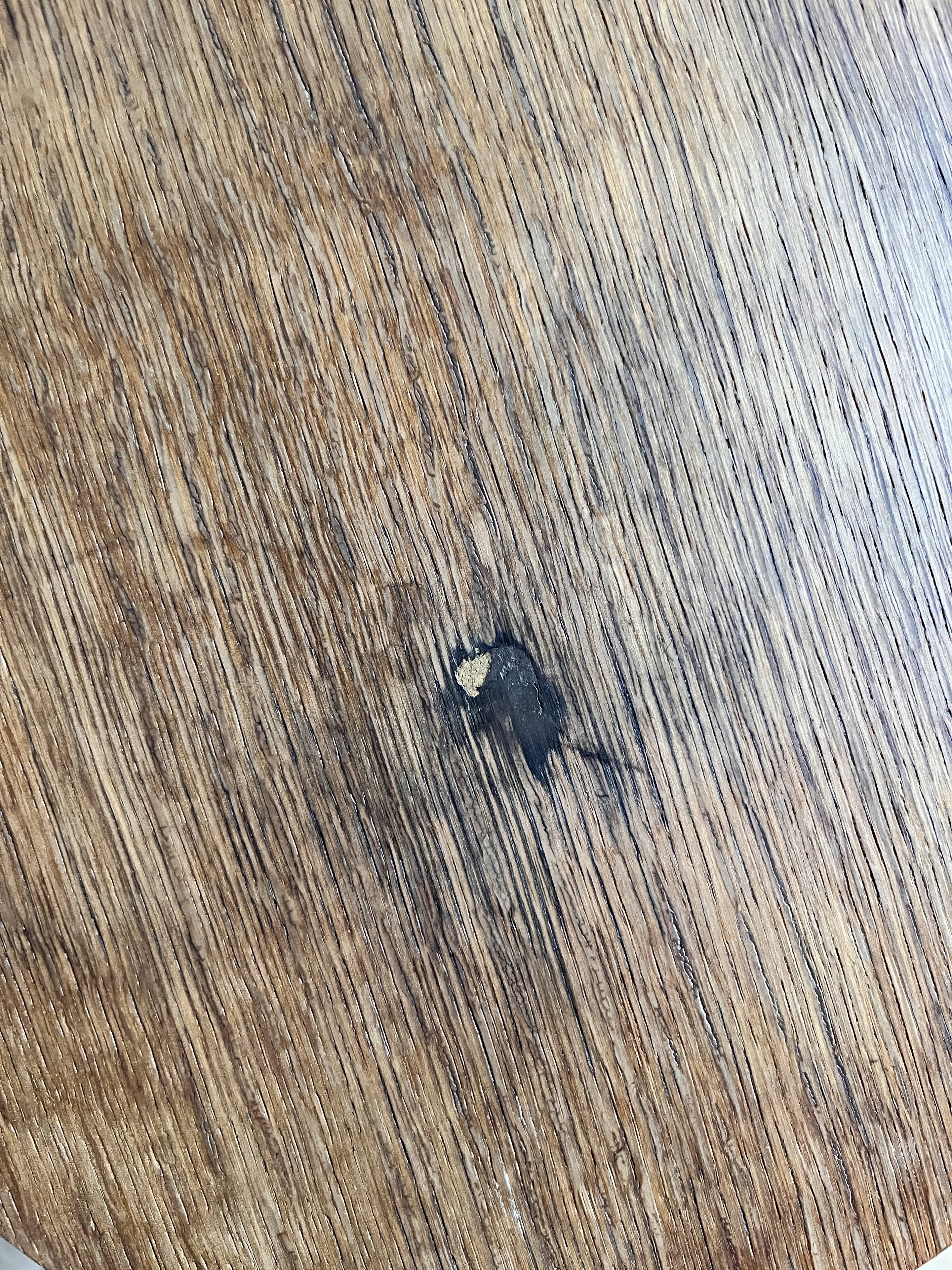 Tripod wooden coffee table