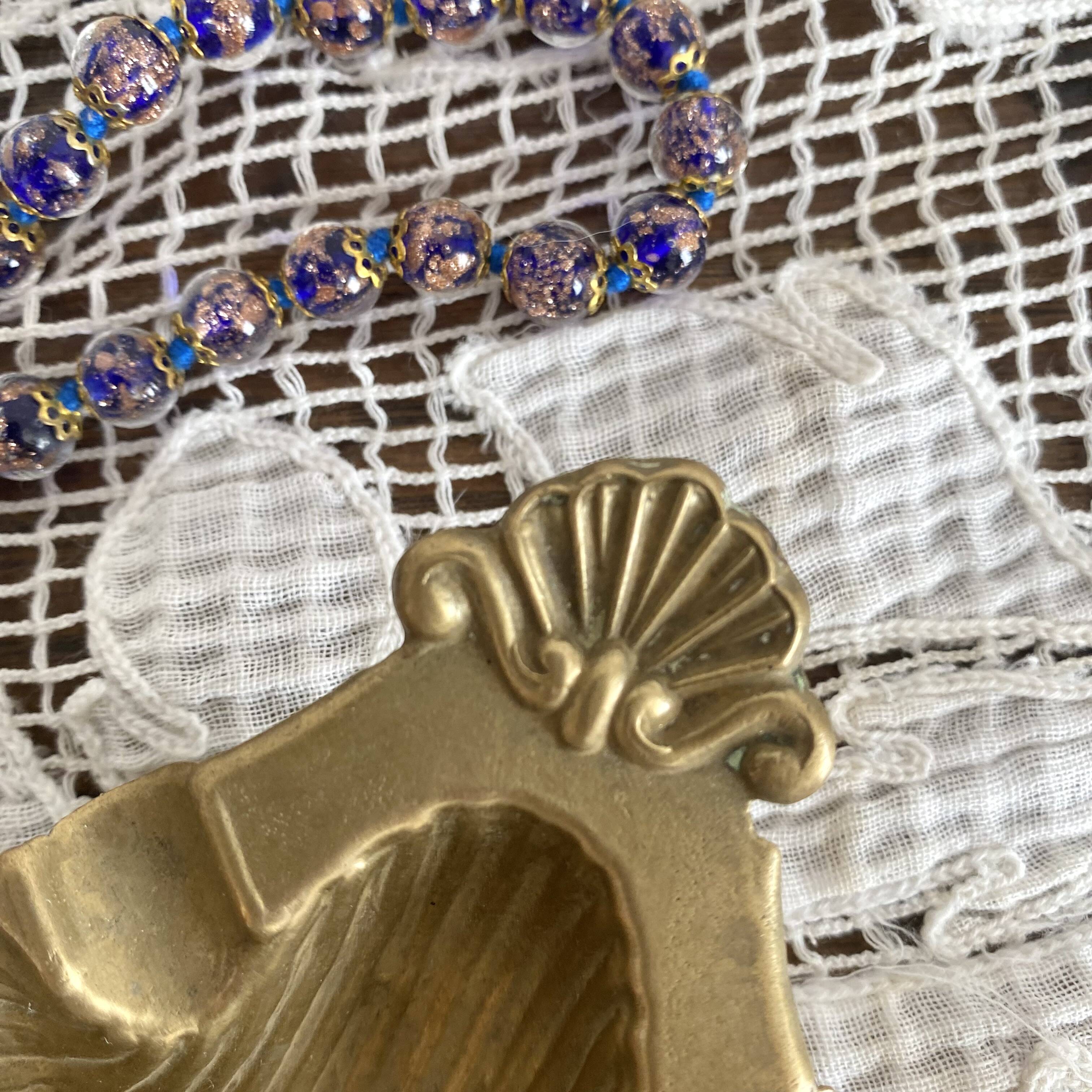 Cendrier en laiton coquillage, coquille St Jacques