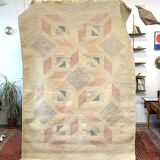 Tapis en laine röllakan 15, suède années 1960/1970, vintage, mid-c moderne