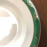 Assiettes creuses anciennes Digoin Sarreguemines