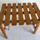 Folding stool with slats