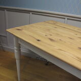 Restored vintage dining table
