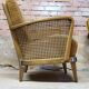 Paire de fauteuils cannage 1960"