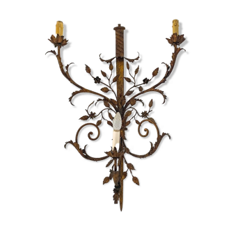 Wall lamp, sword, in the style of the baguès house, circa 1950