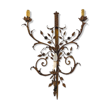 Wall lamp, sword, in the style of the baguès house, circa 1950