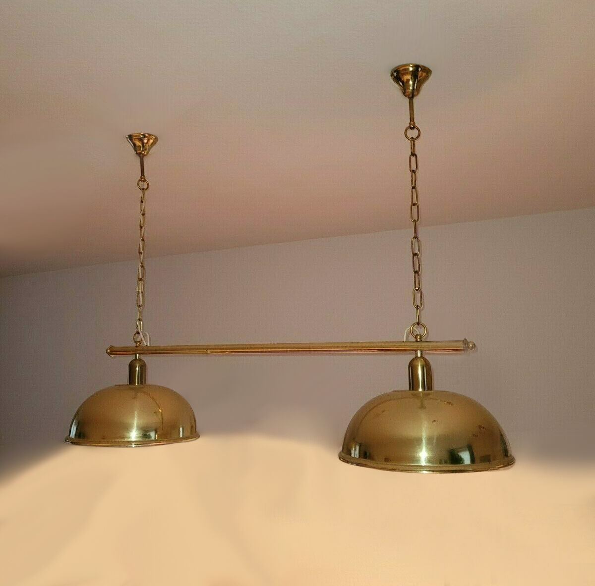 Vintage Grand Chandelier, Brass, 60s