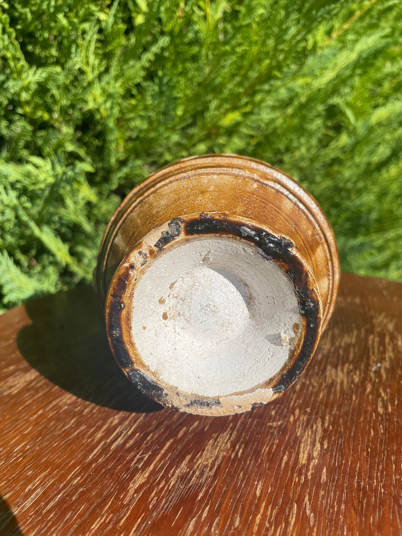 Handcrafted stoneware pitcher