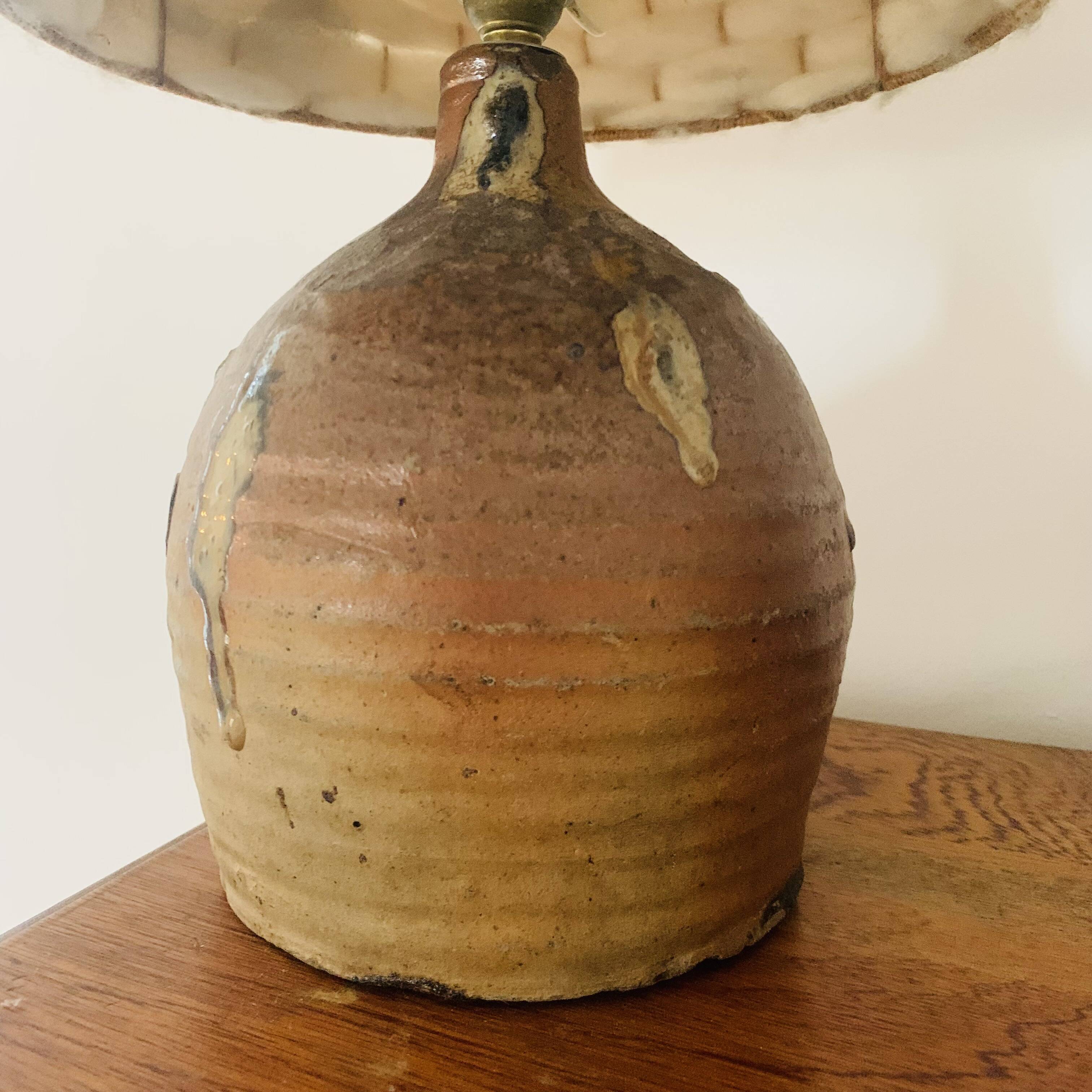 Stoneware lamp