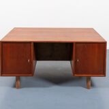 Teak desk from 1950s Danish modern architecture