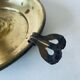 Antique brass candle holder