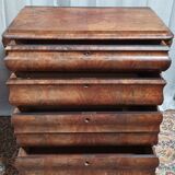 19th century Biedermeier mahogany chest of drawers
