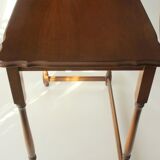 Side table made of walnuttreewood, vintage from the 1960s
