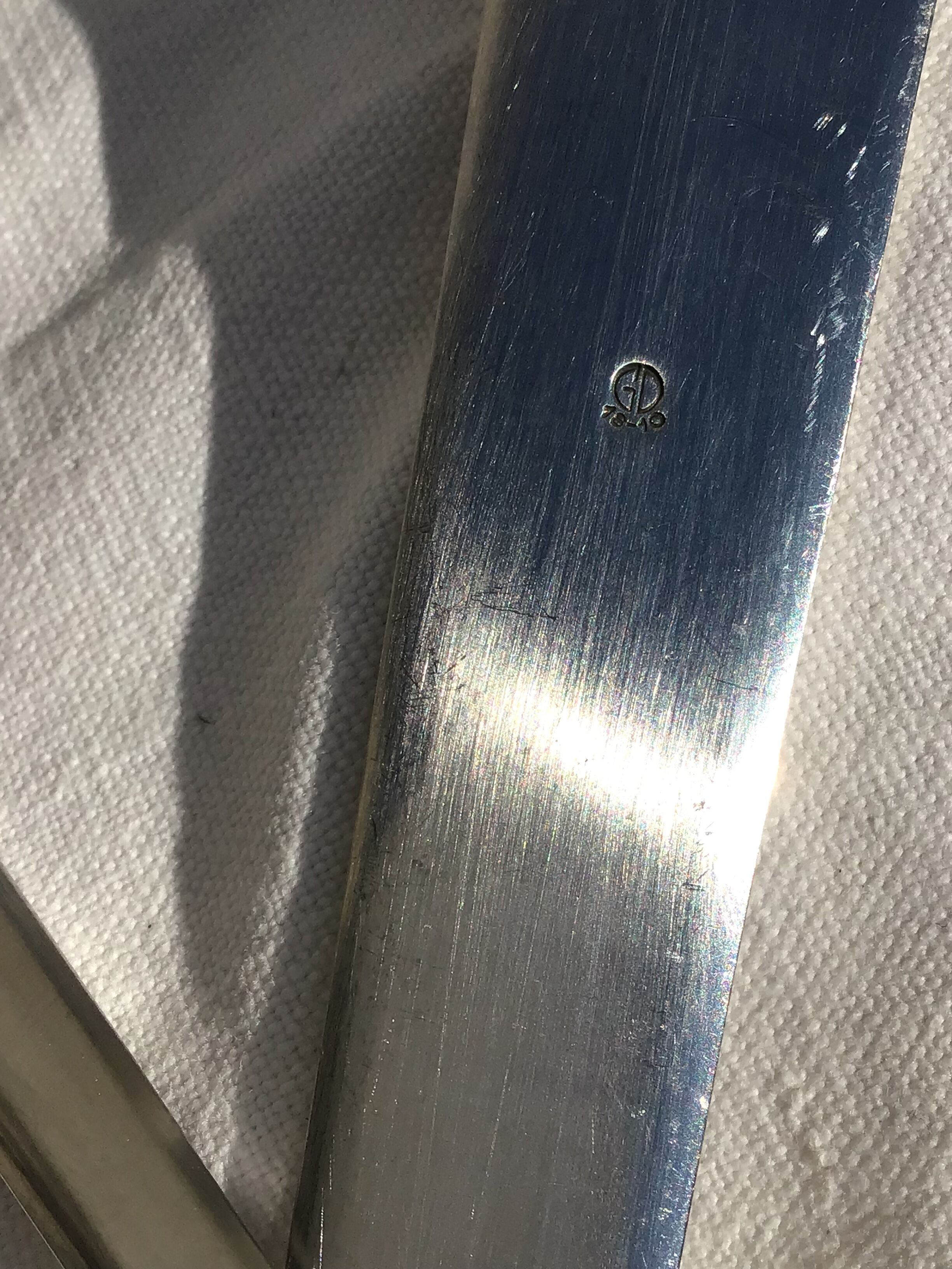 Stainless steel housewife Guy Degrenne 70s completes 49 pieces