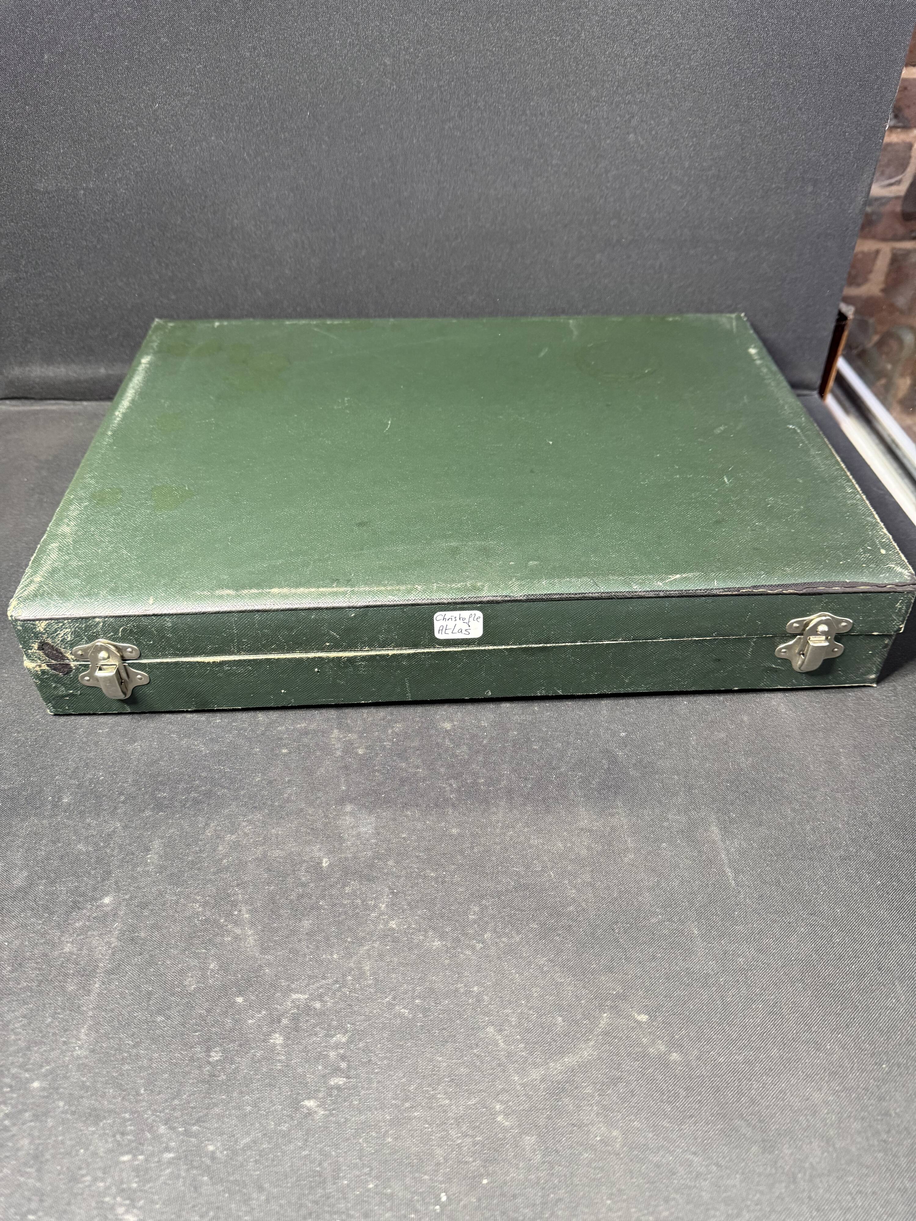 Christofle 37-piece cutlery set, Atlas model