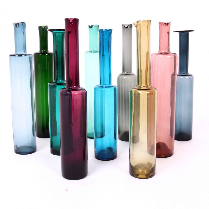 Nanny Still, set of 10 decanters