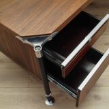 Bureau en palissandre, design italien, années 1970, designers : Ico et Luisa Parisi, manufacture