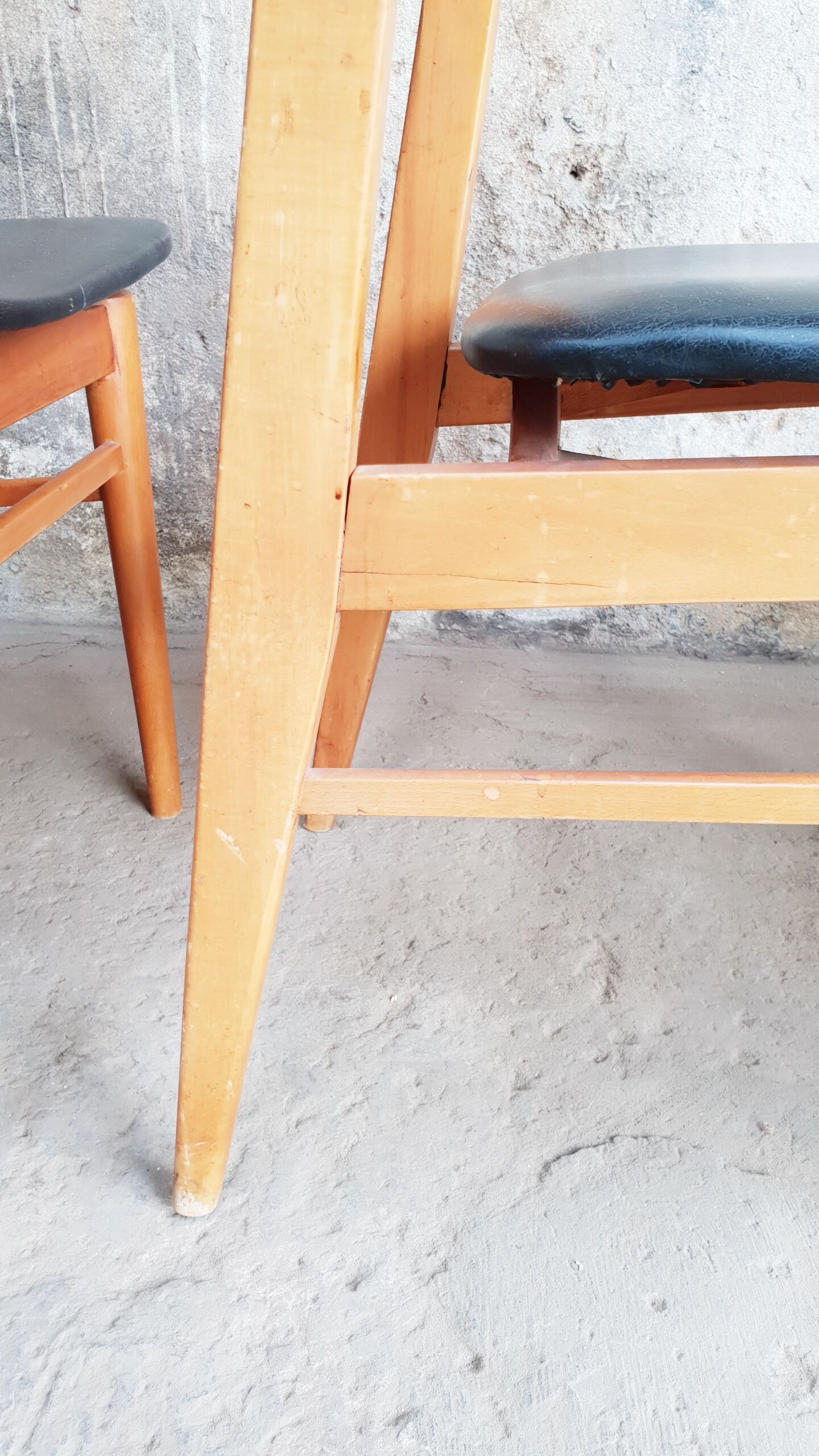 Set de 4 chaises scandinave vintage
