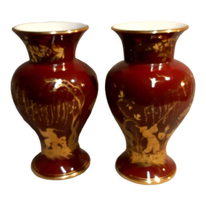 Paire de vases ceramique - chinois