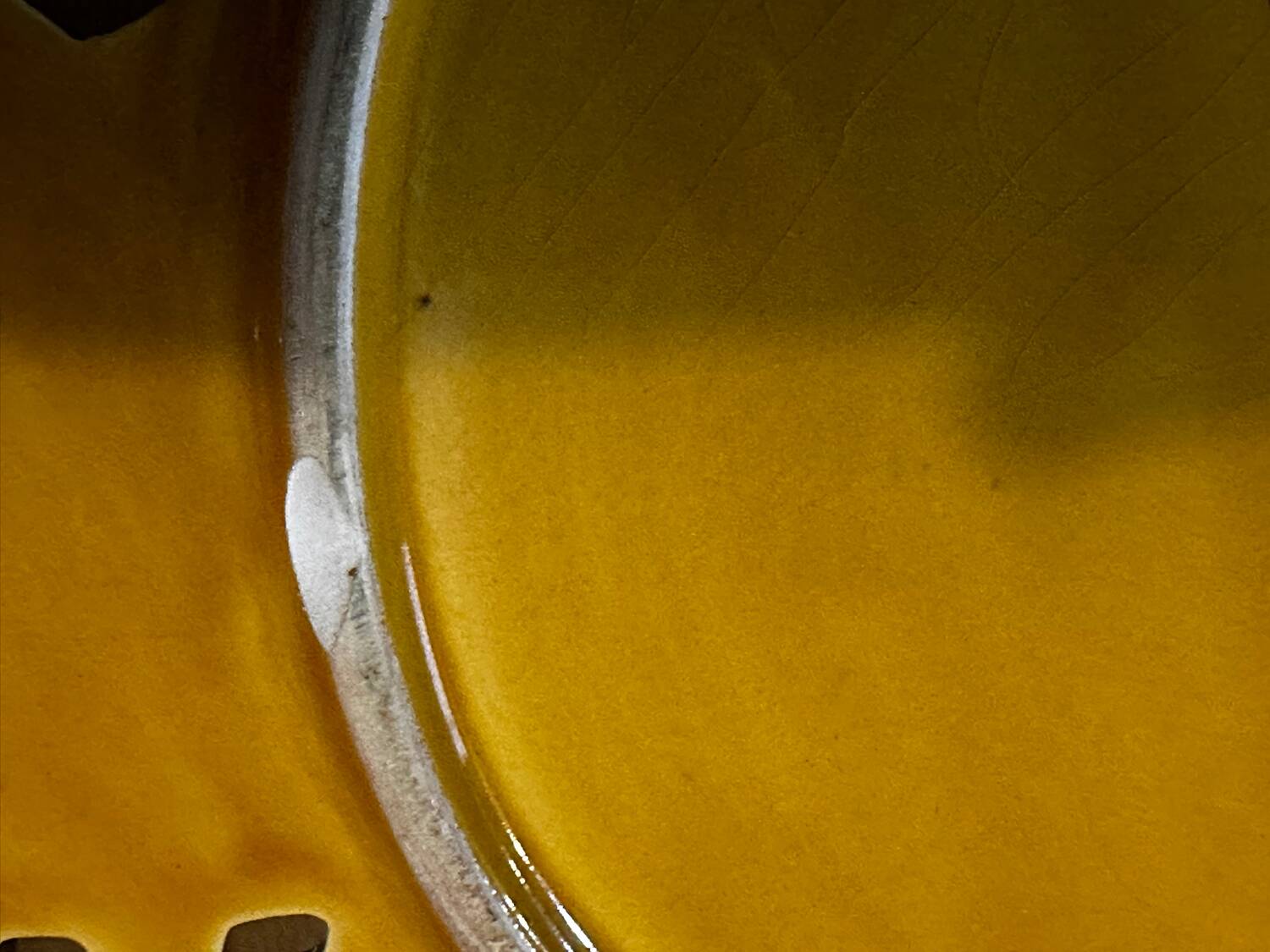 Ceramic plate Vallauris - Pierced decoration Olives - 1950s