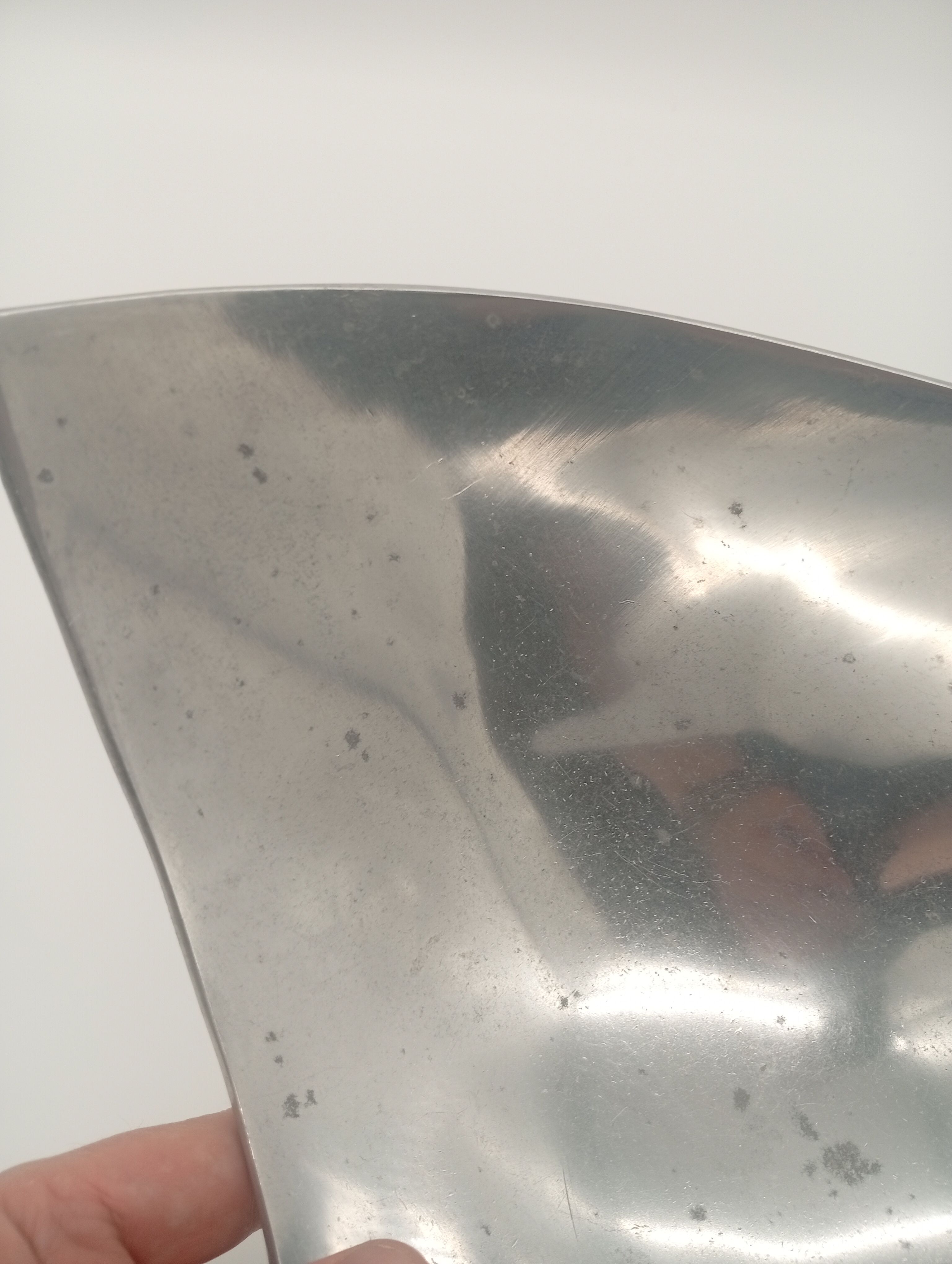 Vintage Coupe Post-Modernist Aluminium 1980s minimalist design