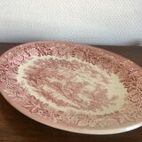 Oval dish in English earthenware