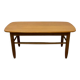 Table basse en chêne massif, travail français, années 1960