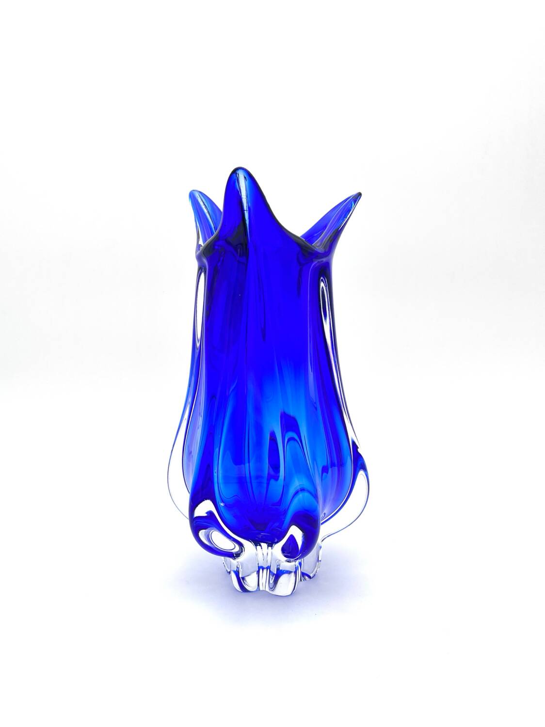 Sculptural Vase "Tulip" - Josef Hospodka for Chřibská - Bohemia 1960