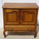 Small oak sideboard, rotating tray