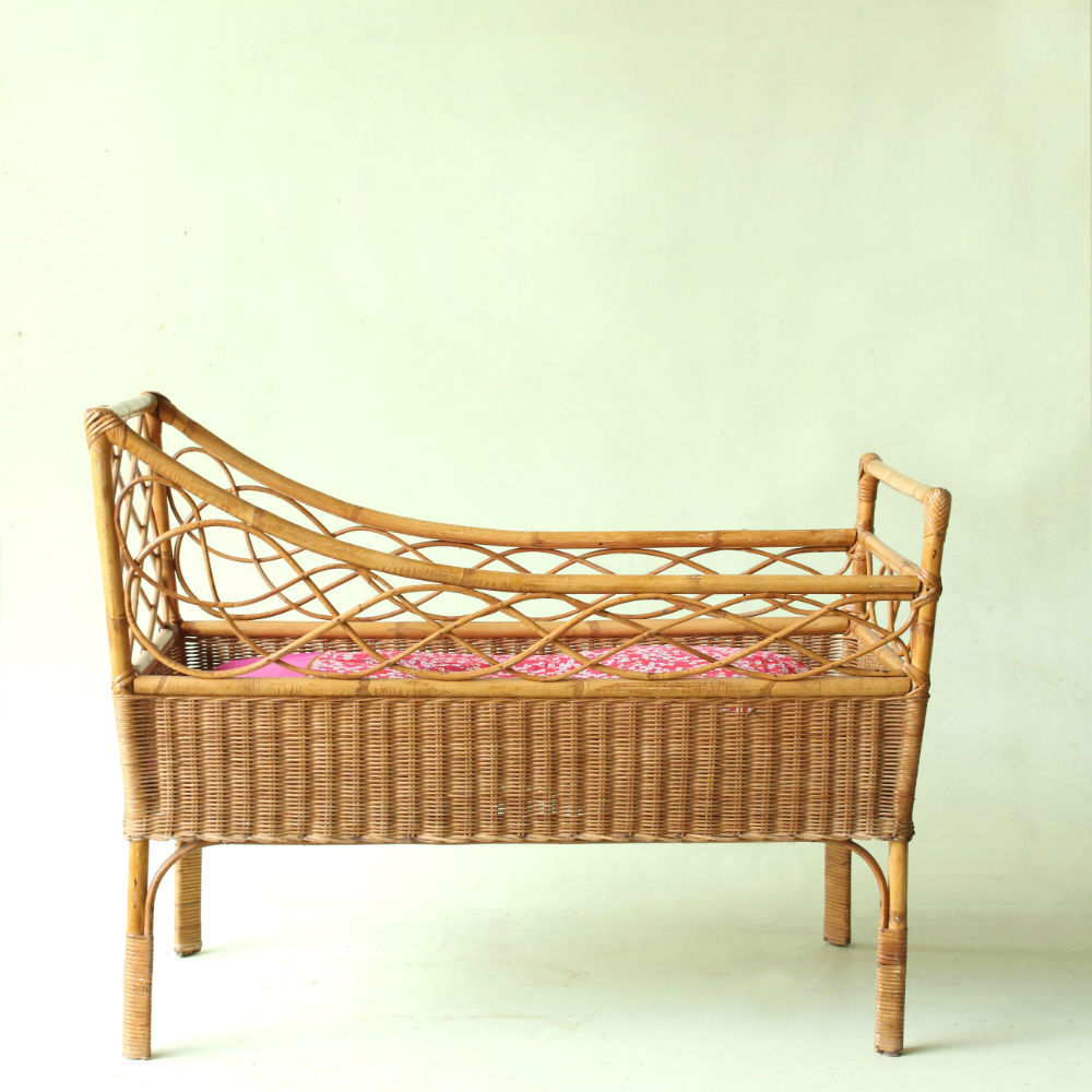 Baby rattan bed