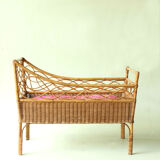 Baby rattan bed