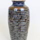 Large ceramic vase Tonalá hand-painted, Mexico 1970s