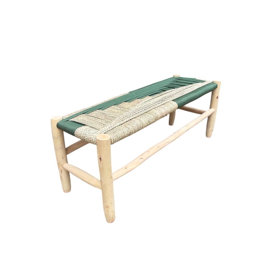Moroccan rope bench