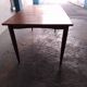 Scandinavian type table with integrated extension