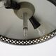 1970s black space age metal pendant by ludib bratislava, czechoslovakia