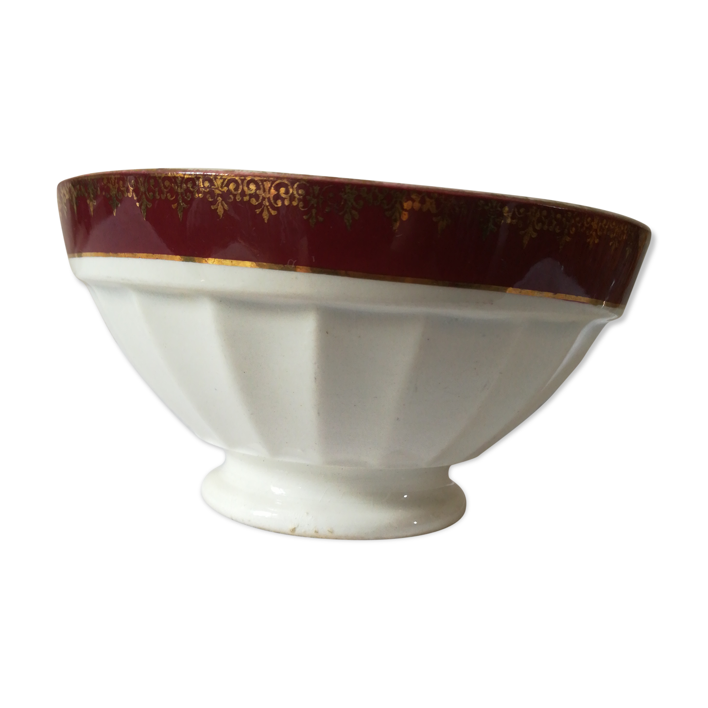 Digoin old standing bowl